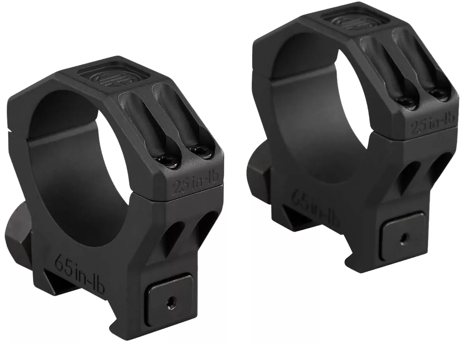 Sig Sauer SOA63003 Alpha 6 Scope Rings 30mm High Mount Black Stainless Steel