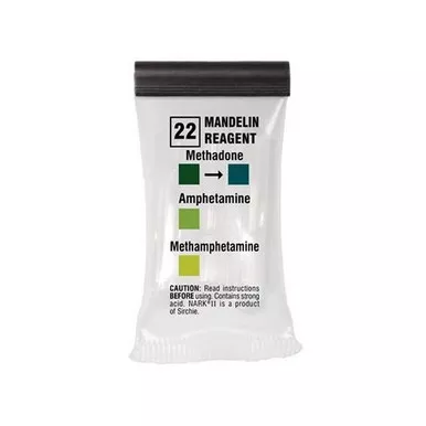 Sirchie NARK20022 NARK II Test 22 Mandelin Reagent (Methadone), Box of 10