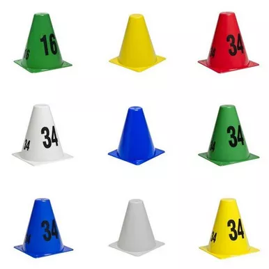 Sirchie SirchMARK Evidence Marking Cones, 6" Tall