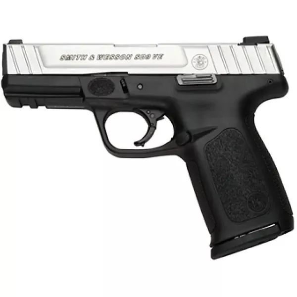 Smith & Wesson SD VE (MA Approved) Pistol 123902, 9mm, 4 in, Textured Polymer Grip, Stainless Finish, 10 Rd