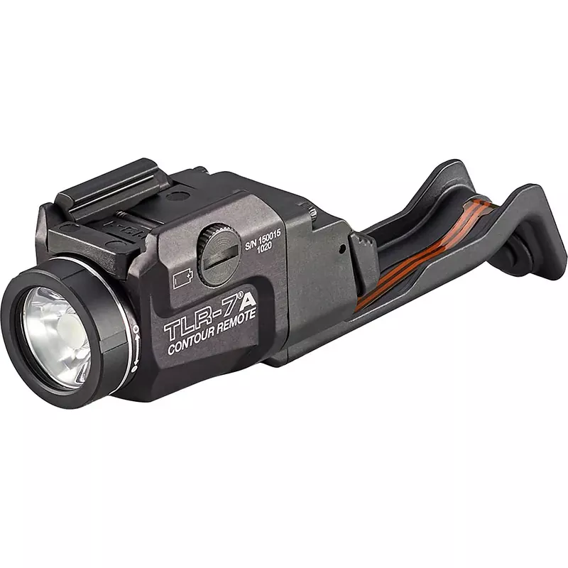 Streamlight TLR-7 A Contour Remote Weapon Light for Glock Gen4-5 69428, Rear Switch/Grip Switch, Black
