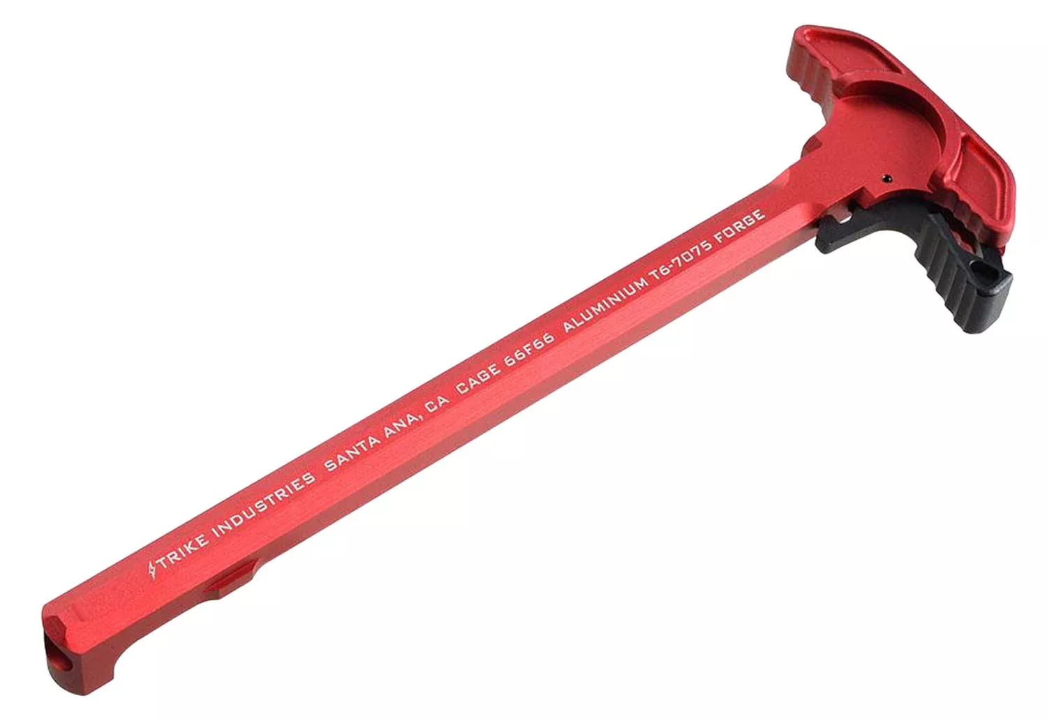 Strike Industries AR-15 Extended Latch Charging Handle ARCHELRED Red Aluminum
