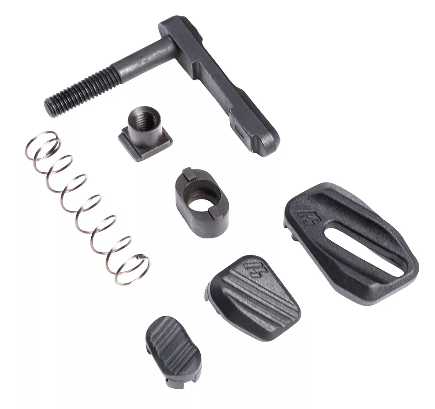 Strike Industries AR Modular Mag Release Black Steel with Interchangeable Polymer Buttons