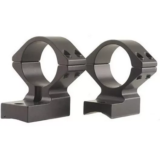 Talley 940840 Black Anodized 1 in Medium Rings/Base Set For Kimber 8400