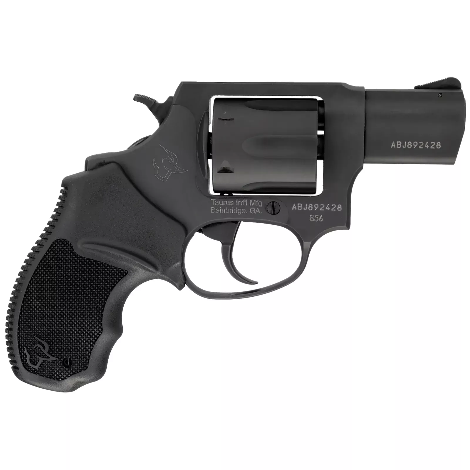 Taurus 856 Revolver 285621MA, 38 Special +P, 2″, Black Rubber Grips, Matte Black Finish, 6 Rds