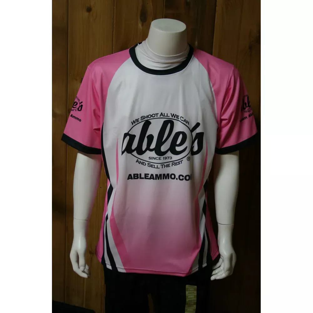 Team Able Ammo Short Sleeve Jersey Pink/Black/White Men’s Medium