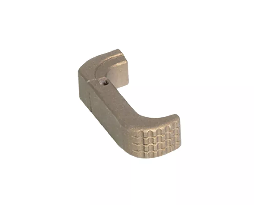 Timber Creek Glock 43X Extended Magazine Release, Burnt Bronze