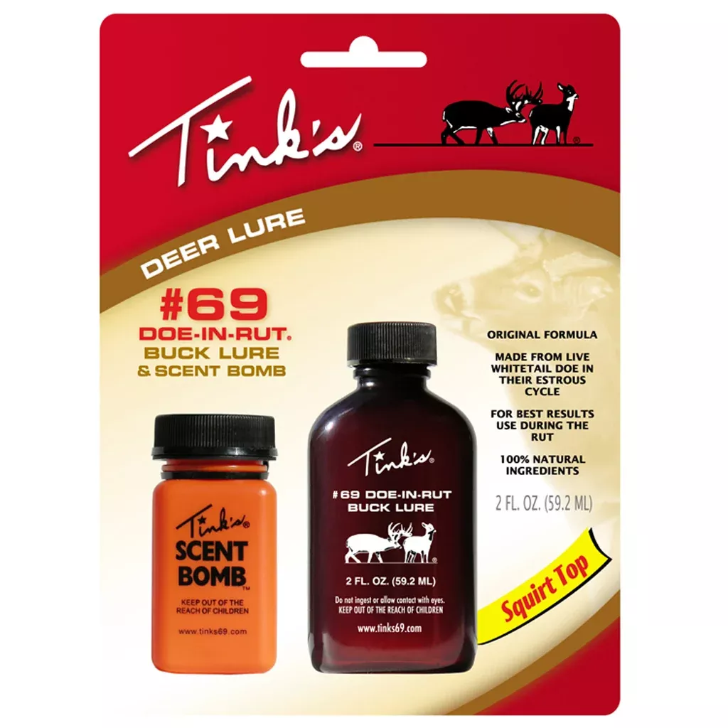 Tinks Trophy Buck Urine Lure & Scent Bomb Dispenser 2oz