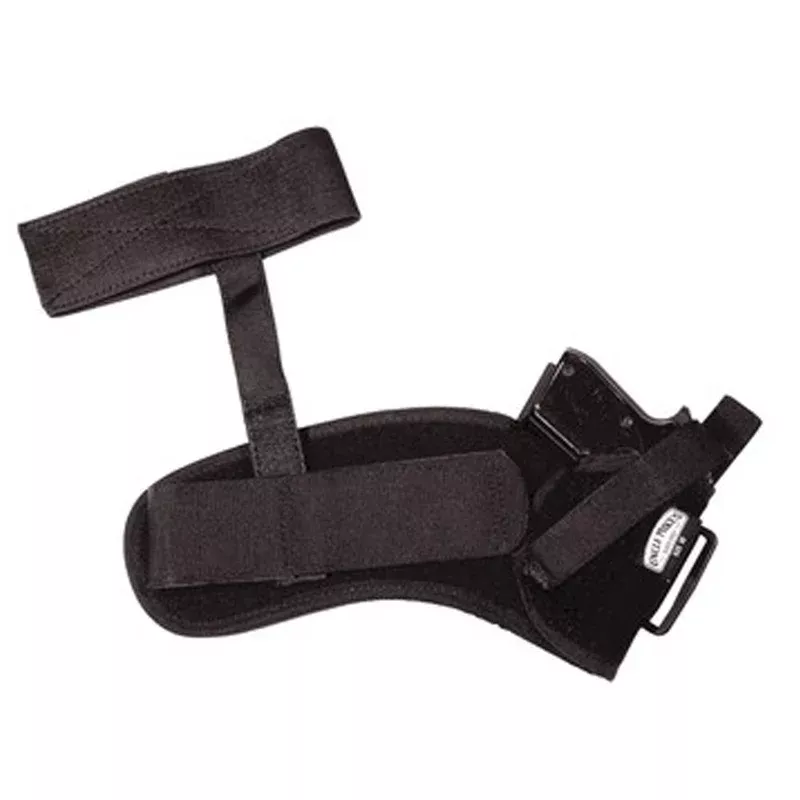 Uncle Mike’s Sidekick Ankle Holster #10 RH – Kodra Black – .22-.25