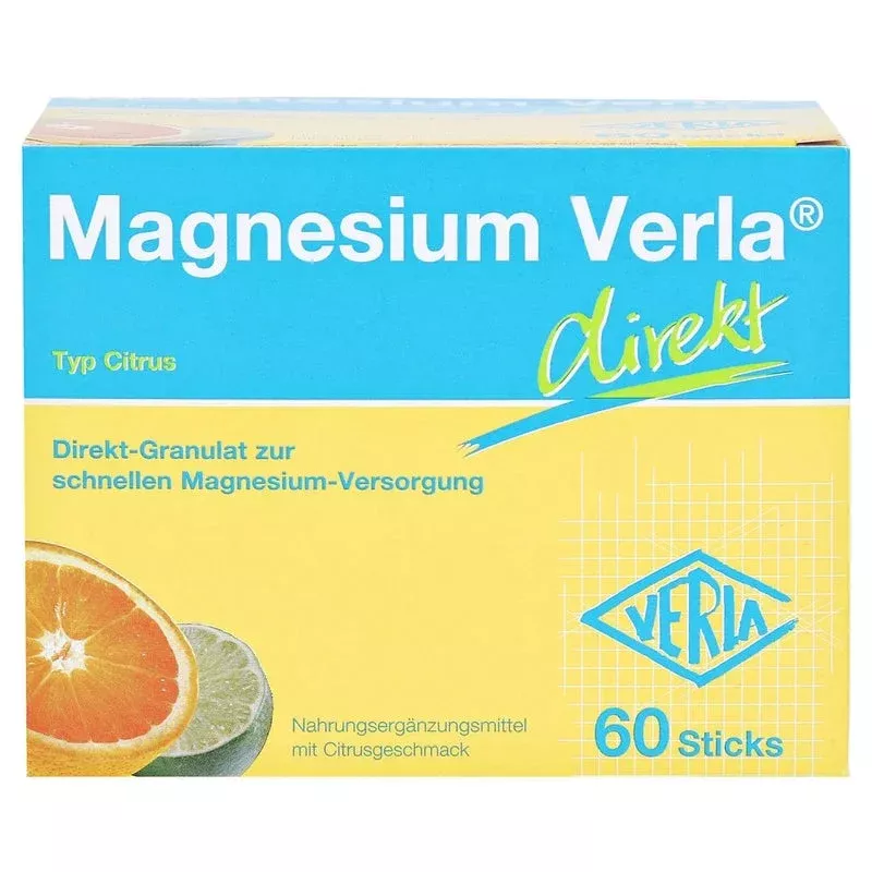 Verla Magnesium Direct Granules – Citrus 60 sachets