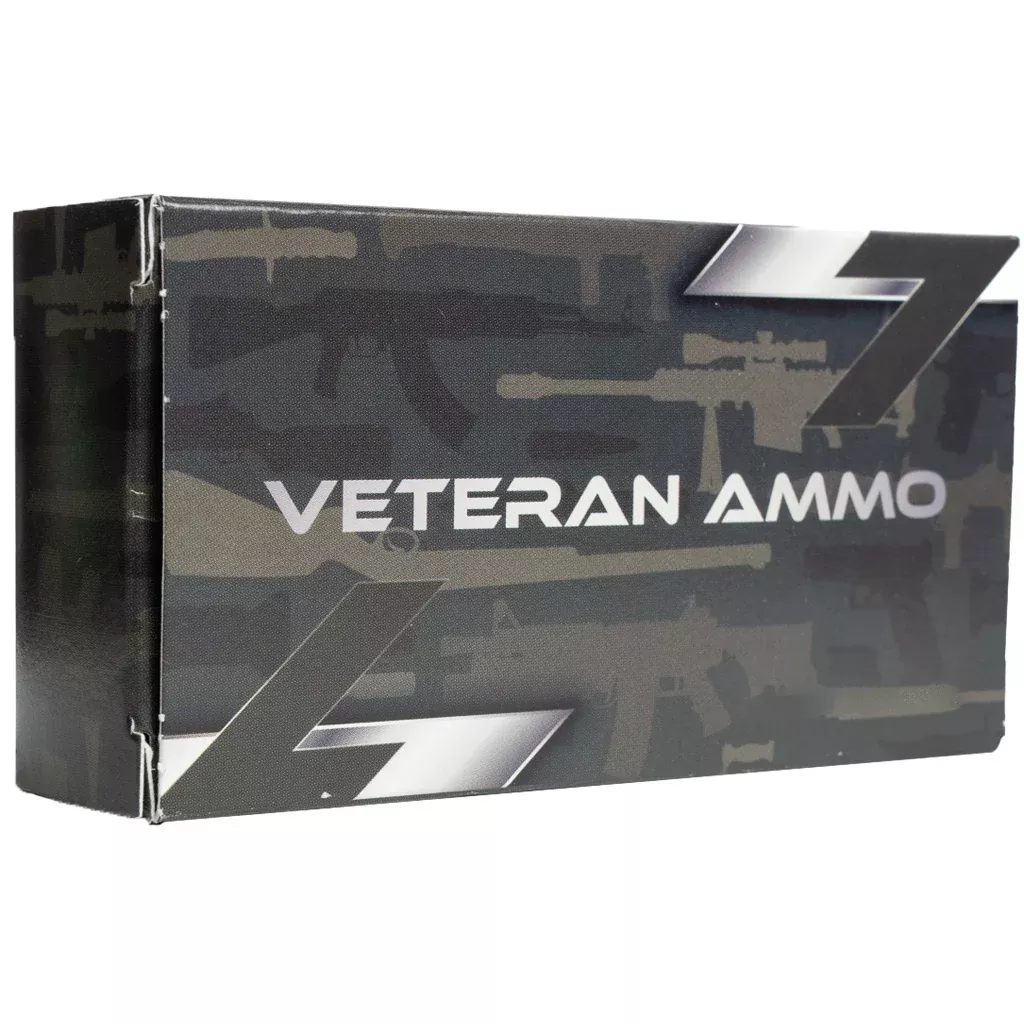Veteran Ammo 5.56x45mm NATO Defense 62 grain Full Metal Jacket ammunition