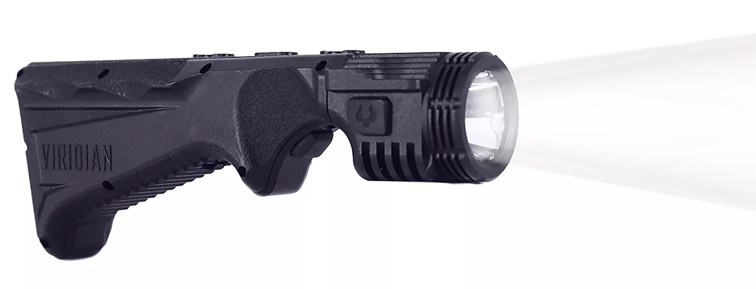 Viridian 9120089 4LUX 2K Foregrip Weapon Light Black 2000 Lumens White LED M-LOK Compatible