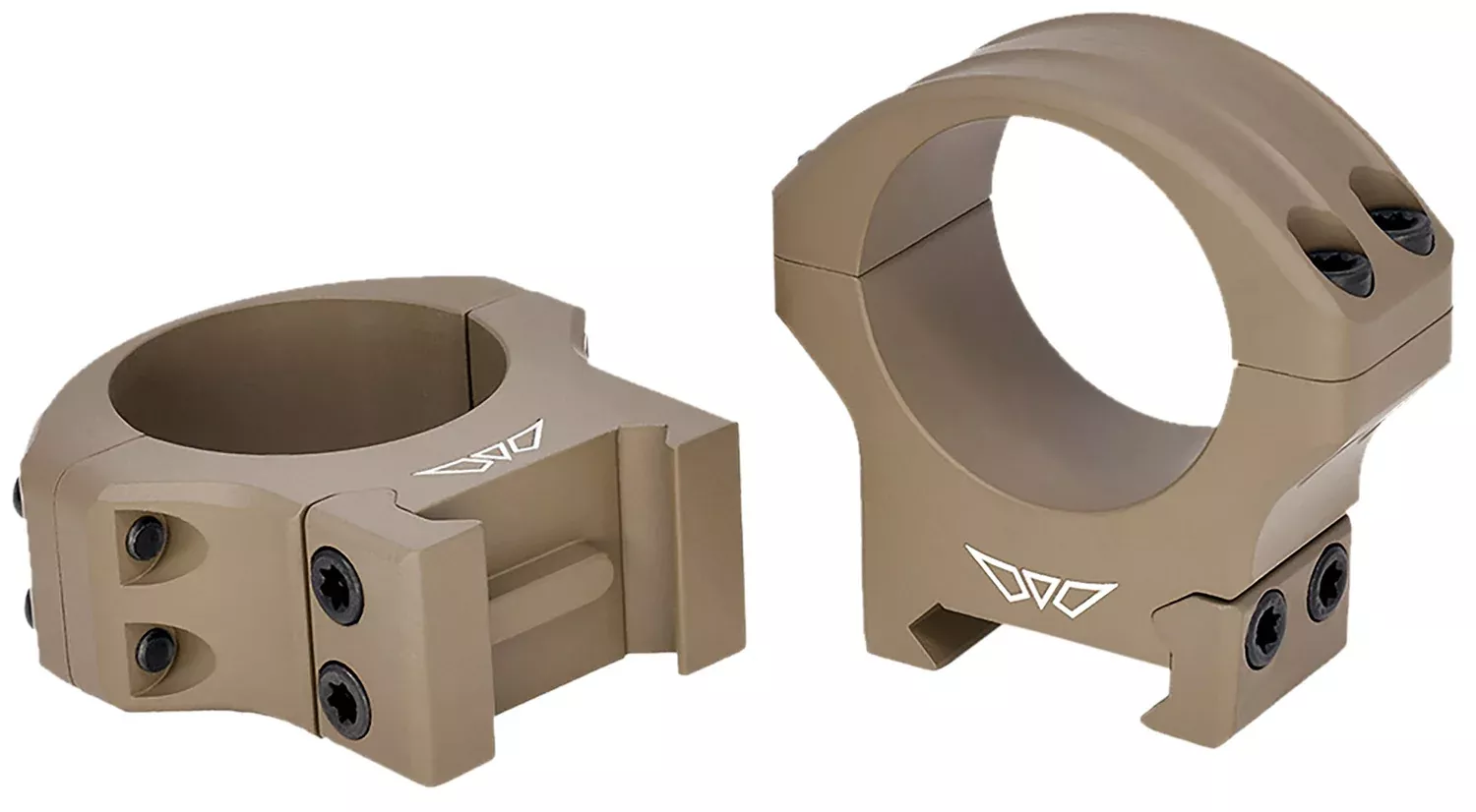 Warne 8500DE 1" HyperLite Dark Earth Cerakote MagnaFusion Scope Rings Picatinny/Weaver/Maxima