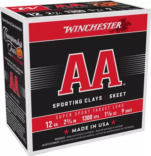 Winchester 12 Gauge AASC129 1-1/8oz 9 Shot