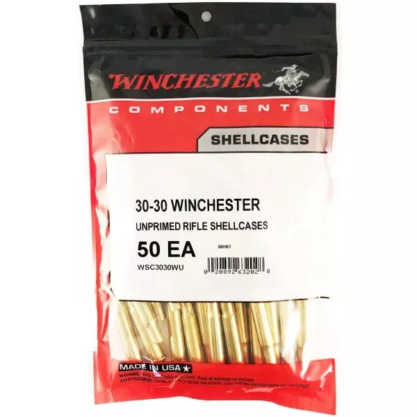 Winchester 30-30 Winchester Brass Bag of 50