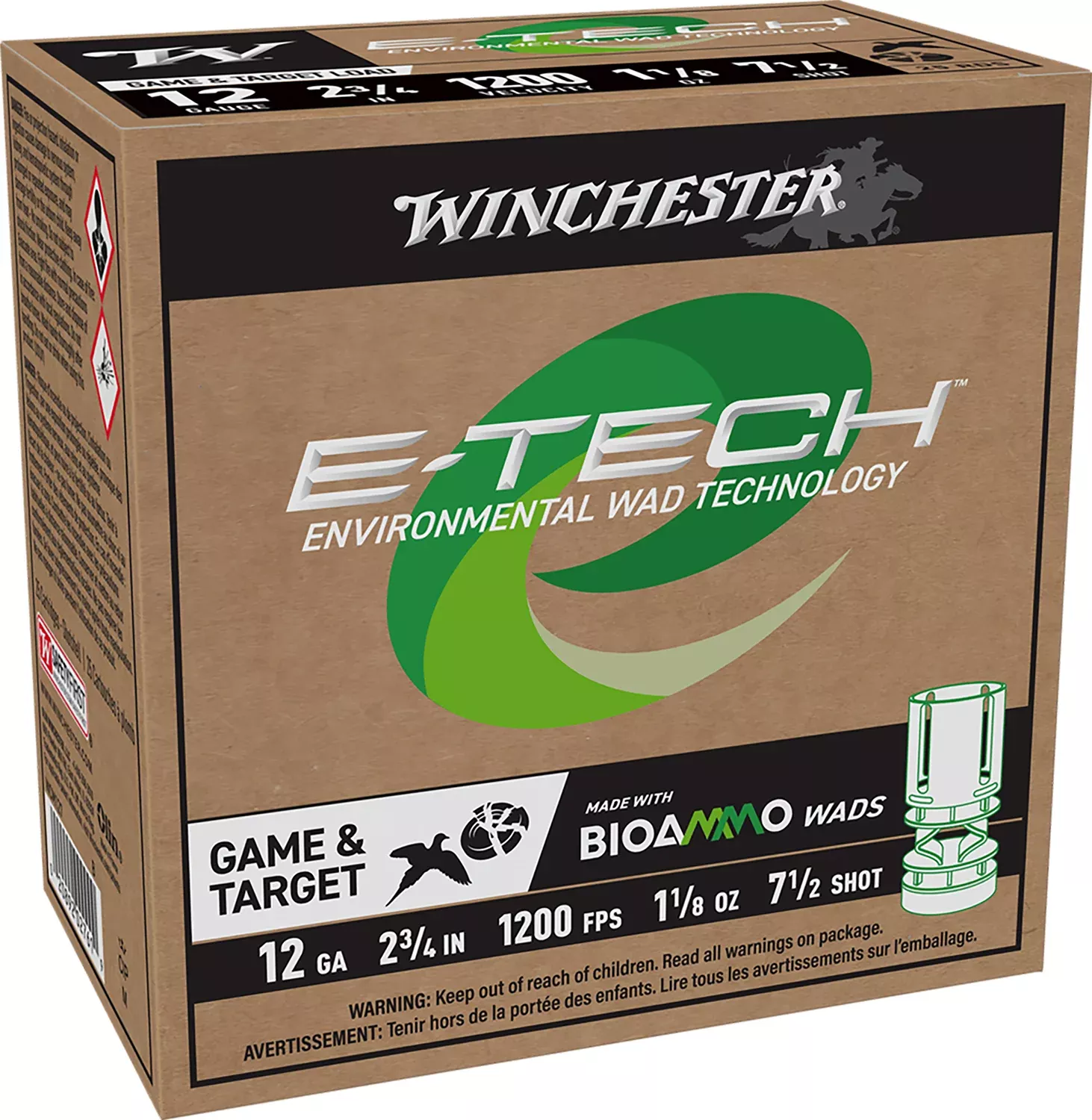 Winchester WCM127 E-Tech12 Gauge 2.75" 1-1/8oz 7
