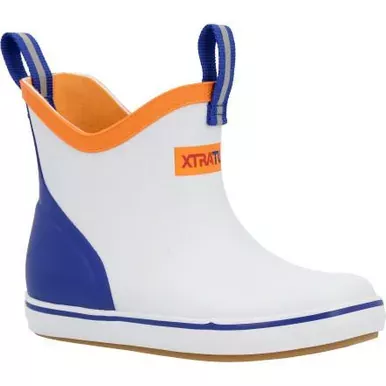 Xtratuf XKAB100C TUFS Little Kids White Ankle Deck Boot
